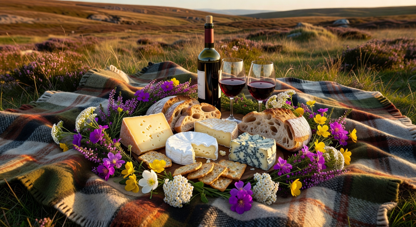 luxury moorland picnic