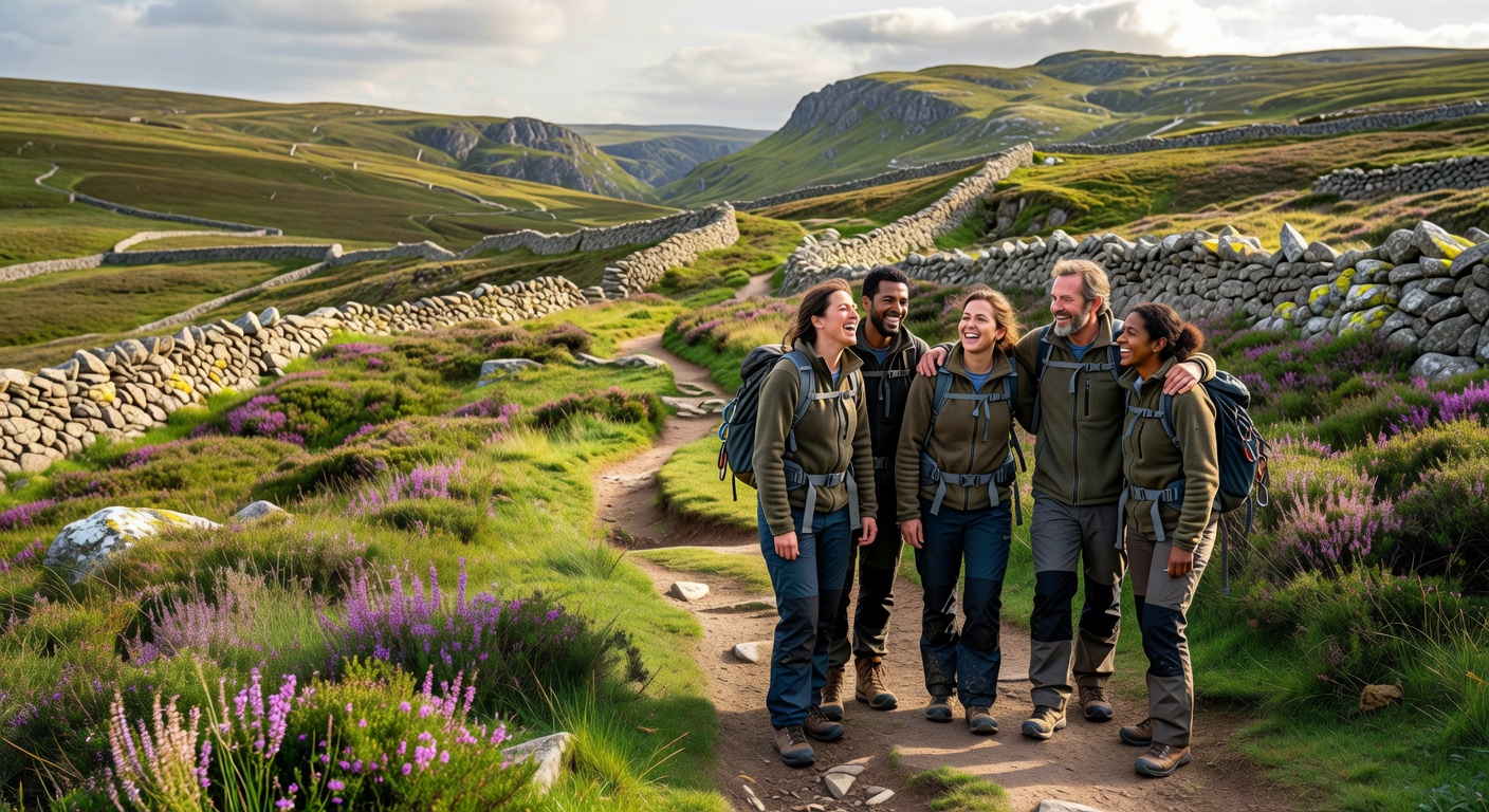 moorland hike peak district